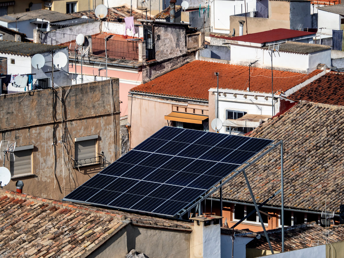 Indische Stadt von oben