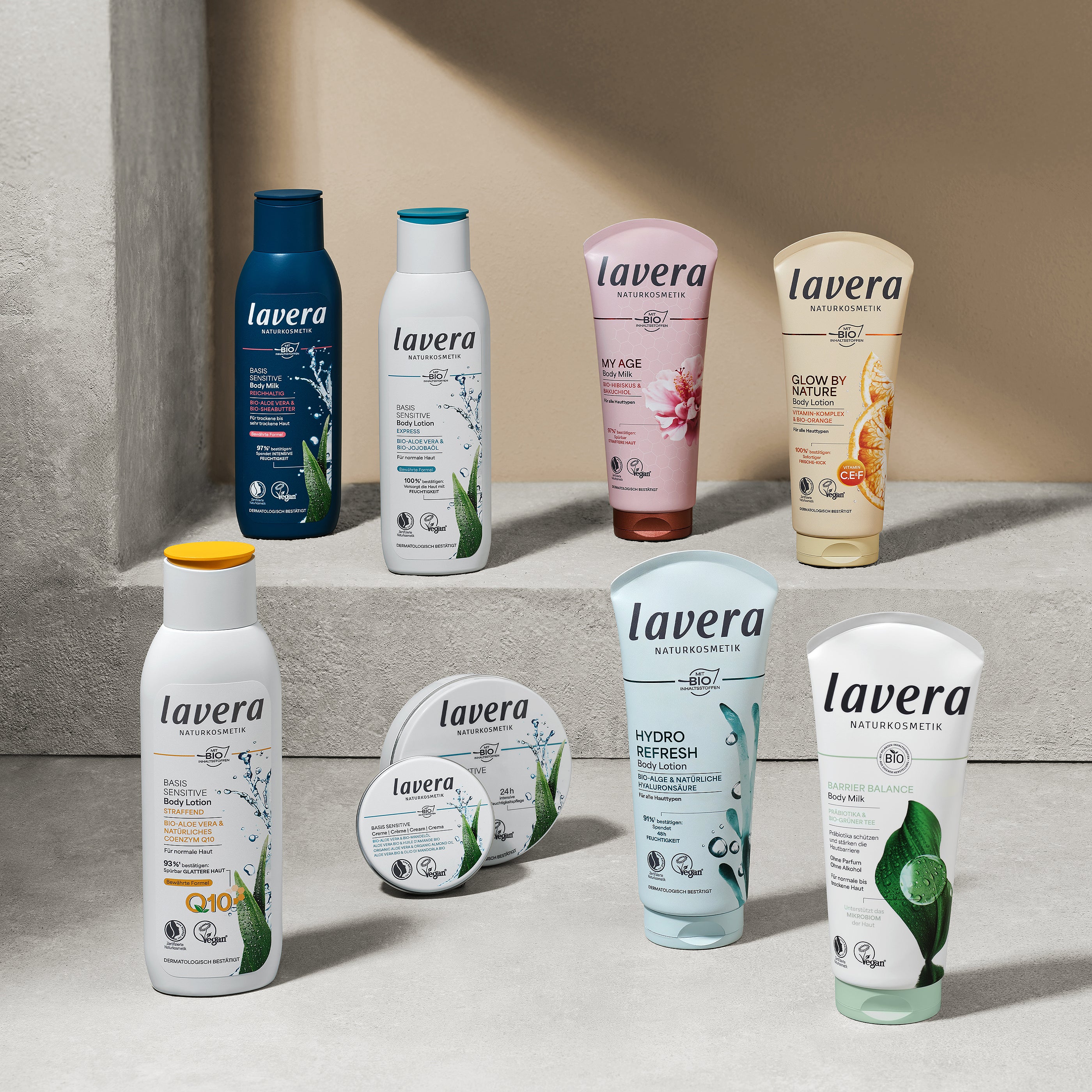 Range alle Bodylotions