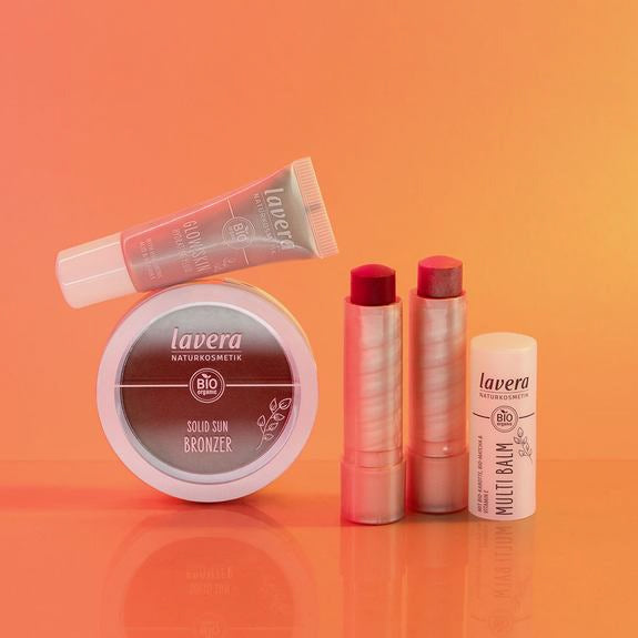 lavera Sunset Rouge Produkte mit Bronzer und Multi Balm