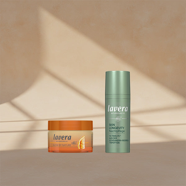 Skin Longevity Nachtpflege und Glow by Nature Vitamin C Creme