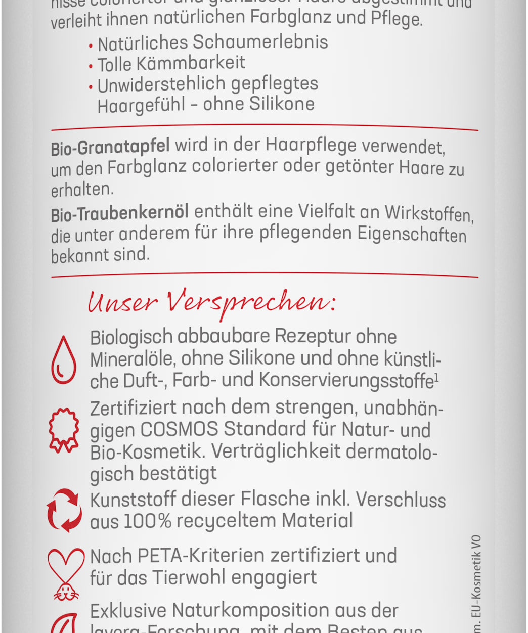 lavera Pflegeshampoo Farbglanz & Pflege