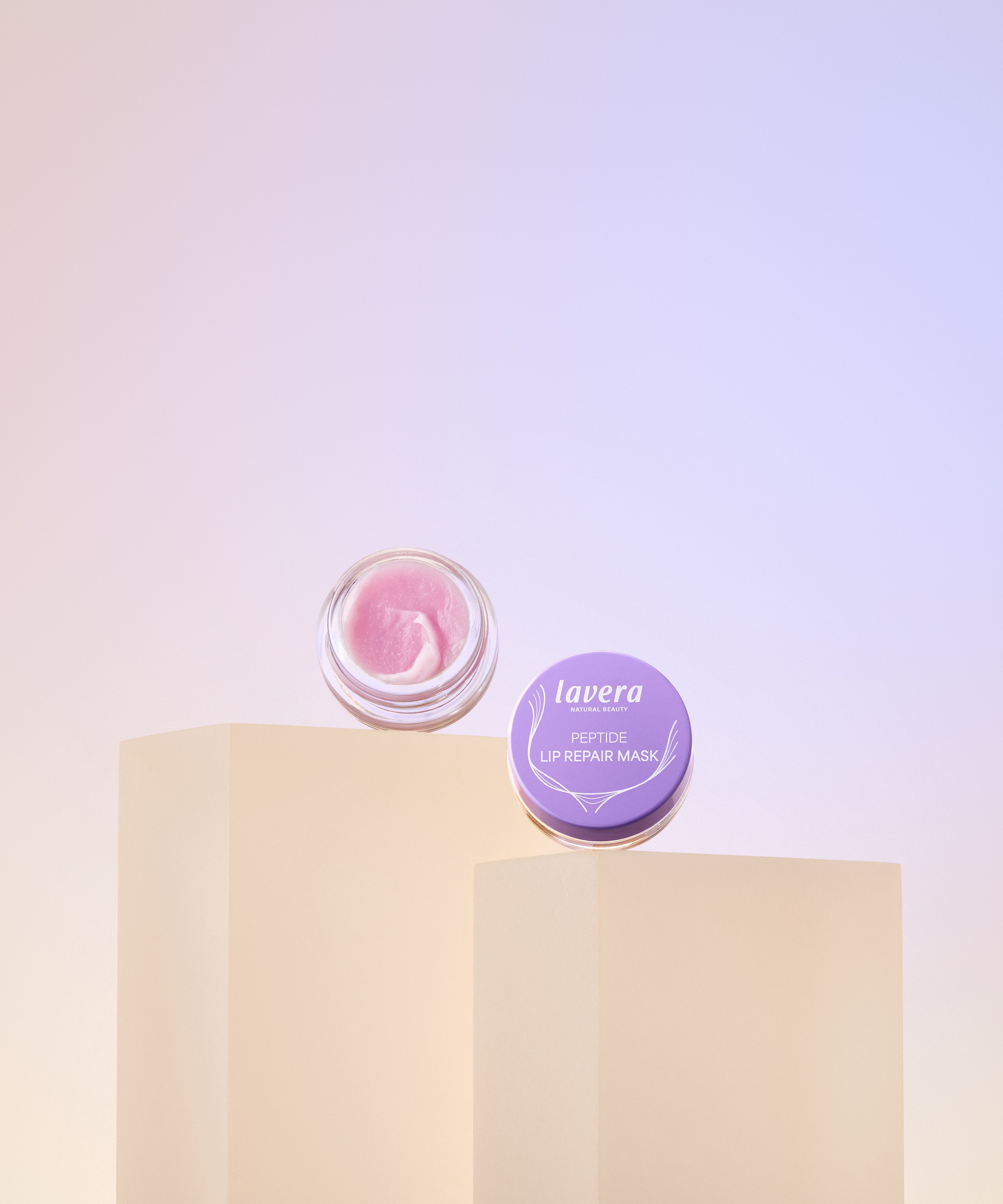 lavera Peptide Lip Repair Mask in der Anwendung