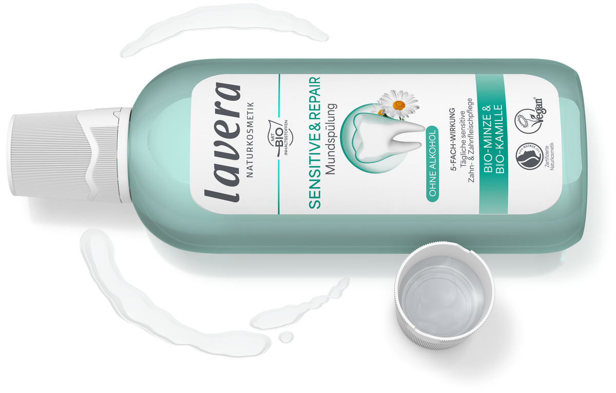 lavera Mundspülung Sensitive & Repair
