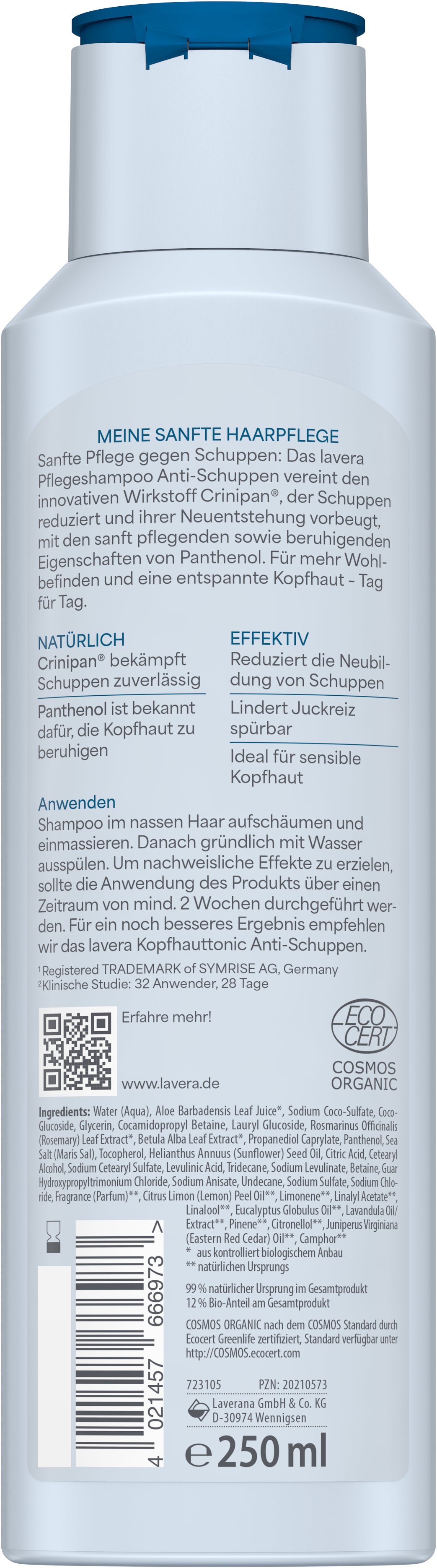lavera Pflegeshampoo Anti-Schuppen