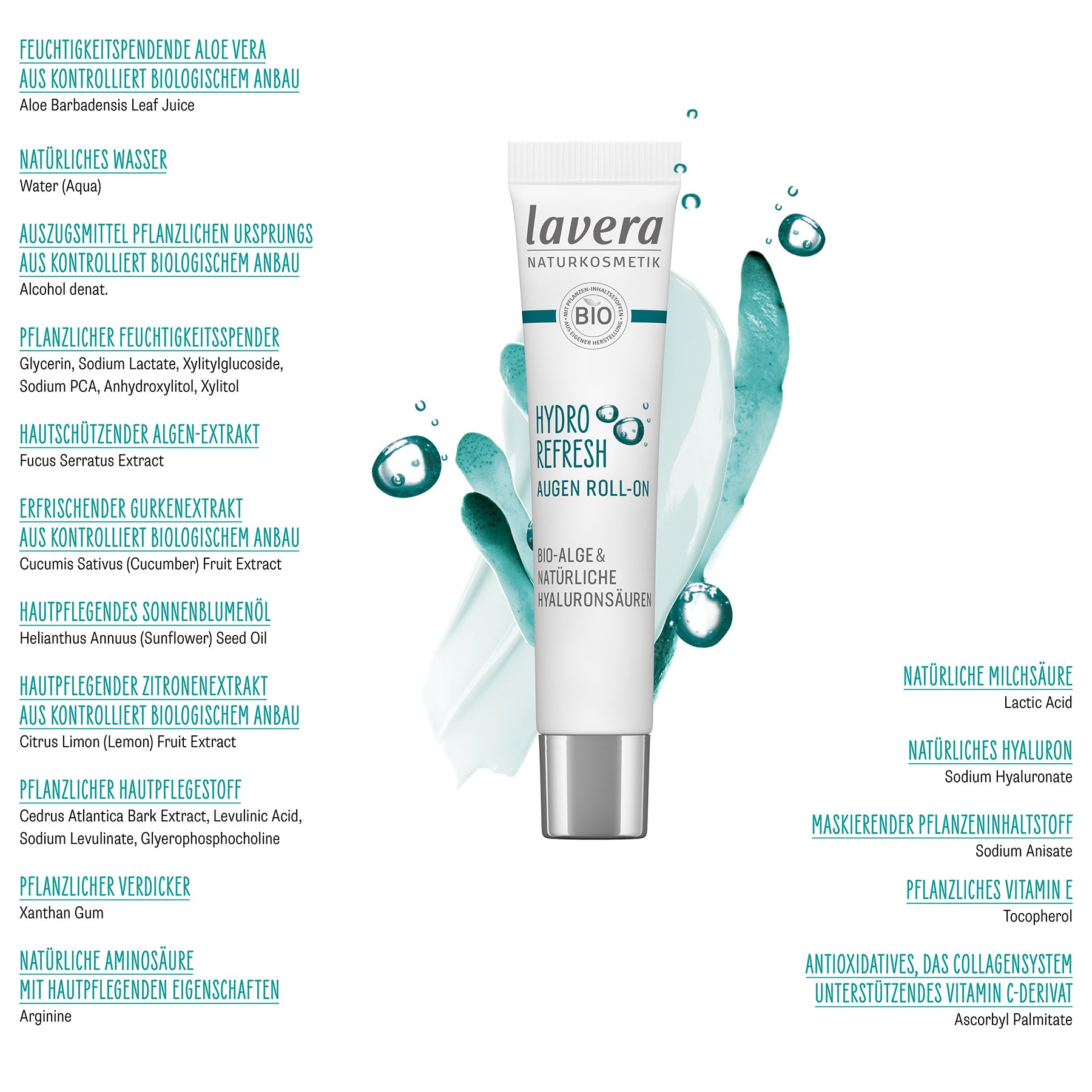 lavera Hydro Refresh Augen Roll-On