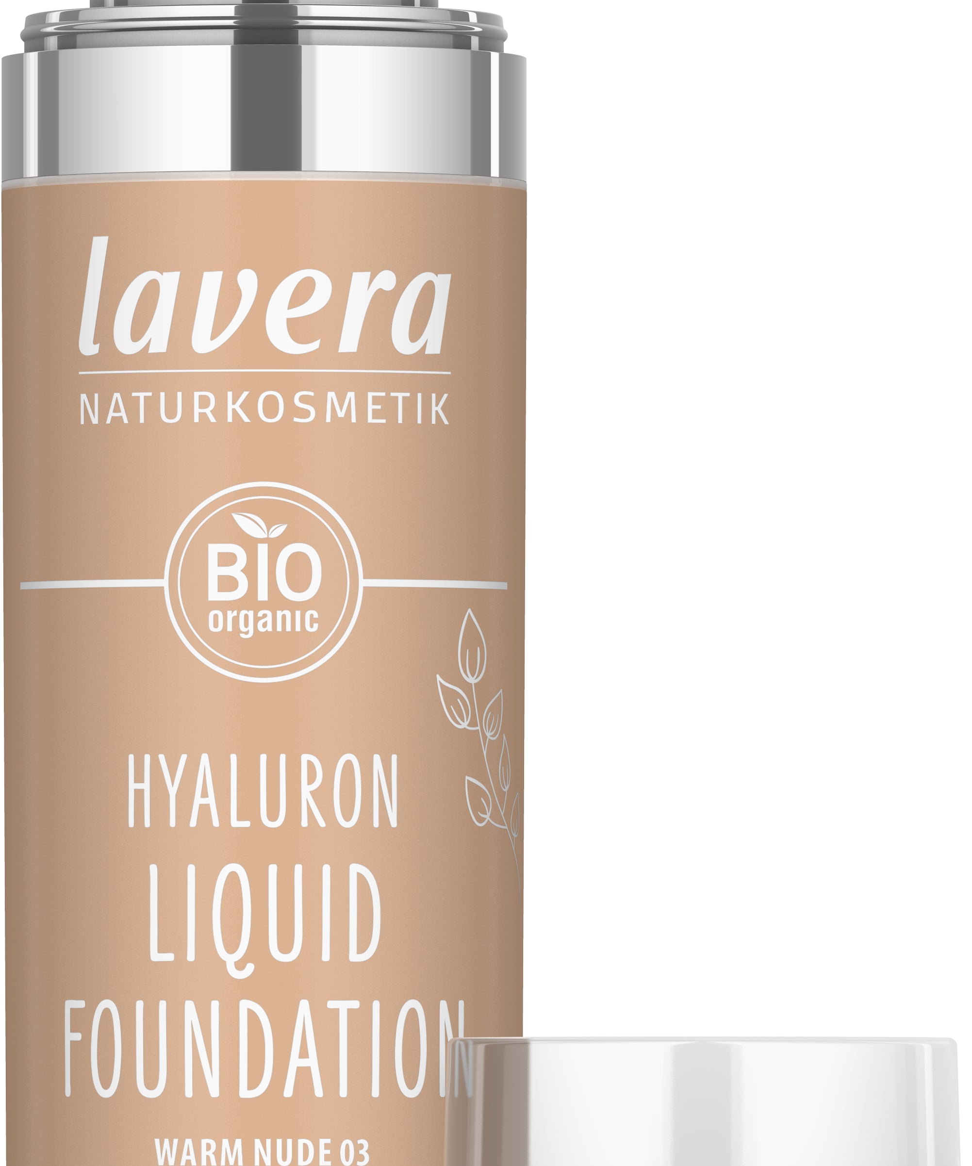 lavera Hyaluron Liquid Foundation -Warm Nude 03-
