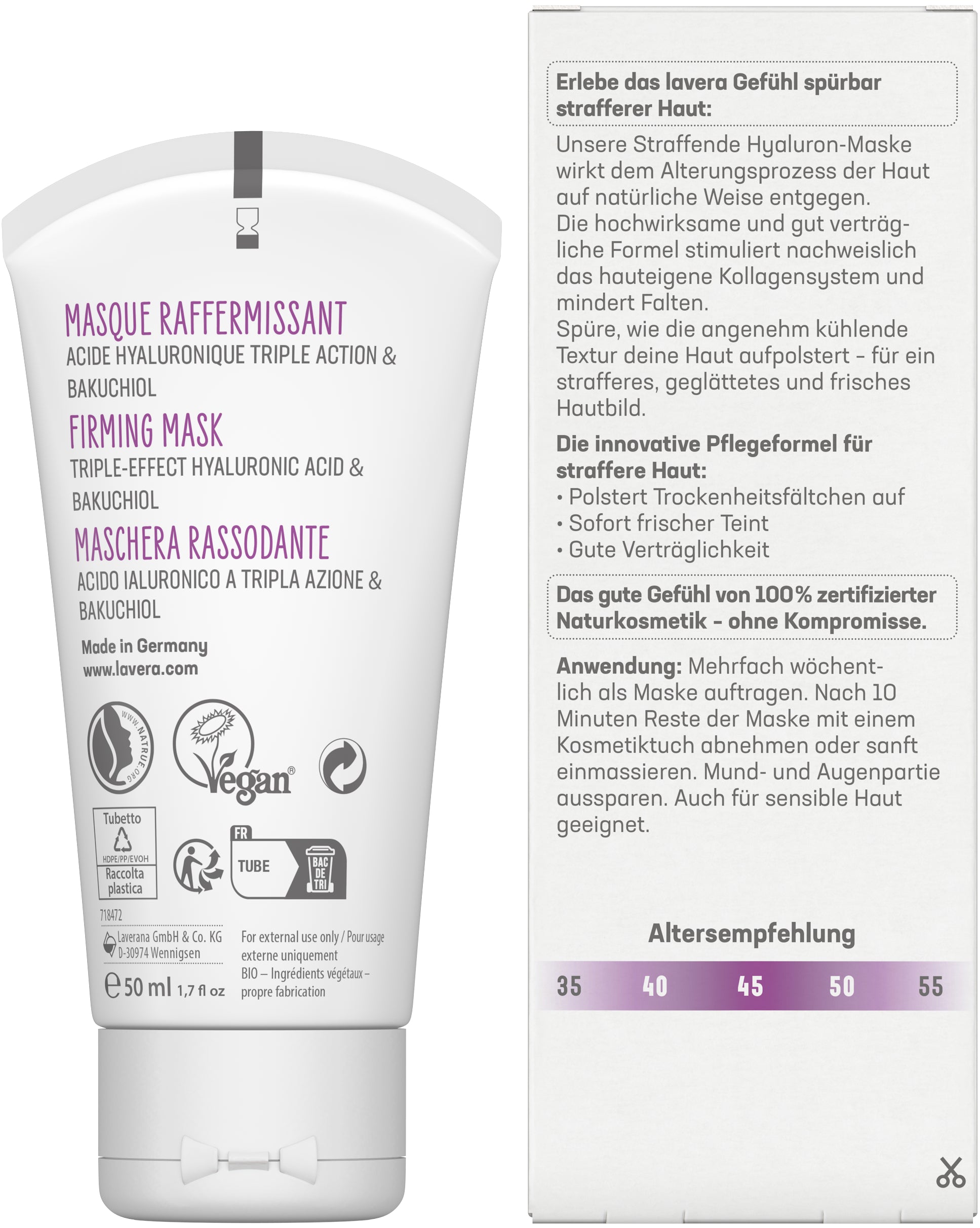 lavera Straffende Hyaluron-Maske