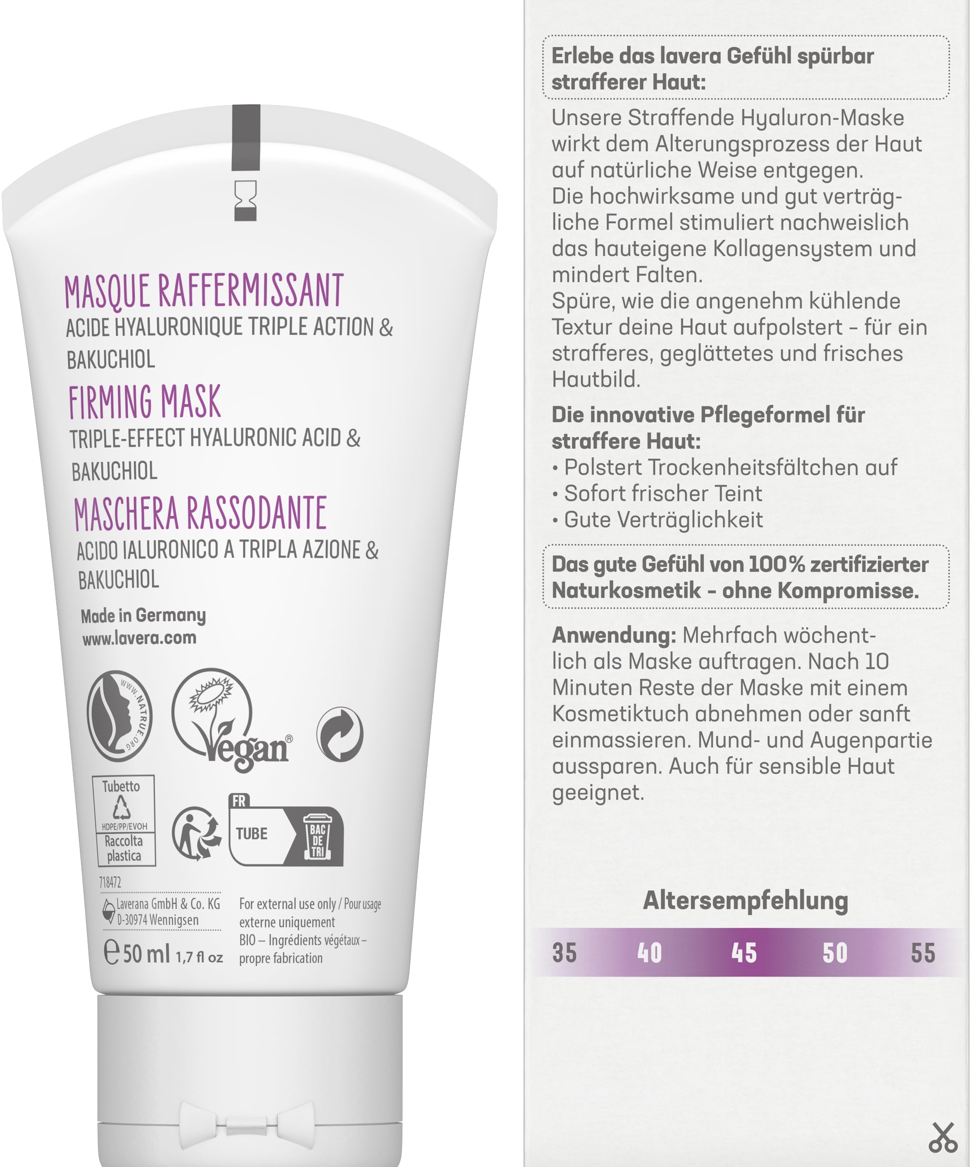 lavera Straffende Hyaluron-Maske