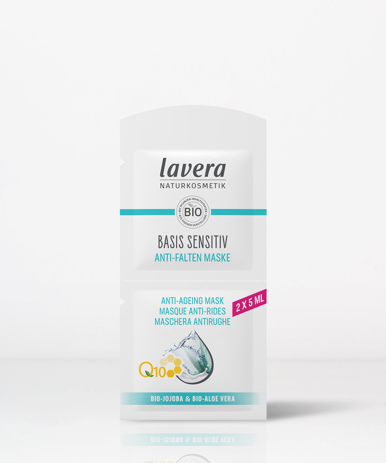 lavera basis sensitiv Anti-Falten Maske Q10