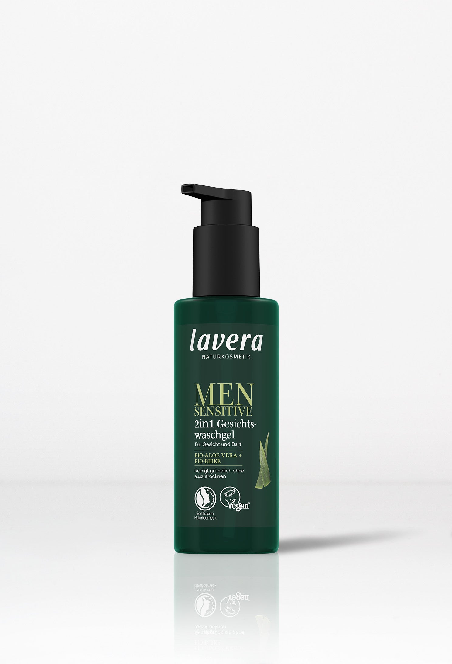 lavera Men sensitive 2in1 Gesichtswaschgel