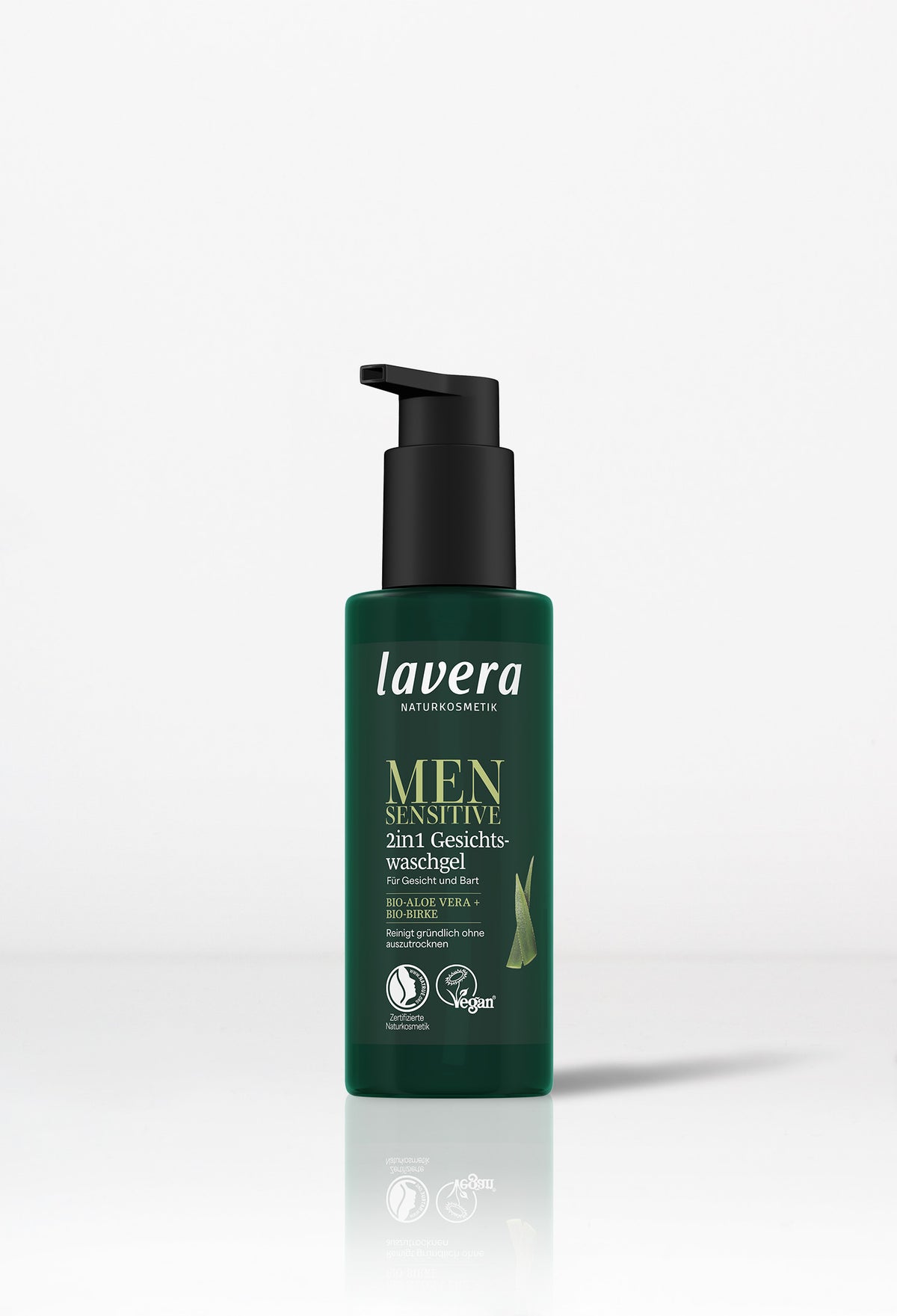 lavera Men sensitive 2in1 Gesichtswaschgel