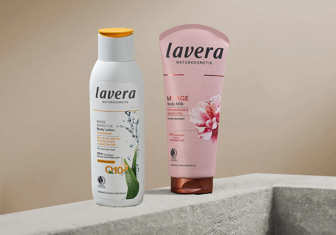Basis Sensitive Straffende Body Lotion und My Age Body MIlk