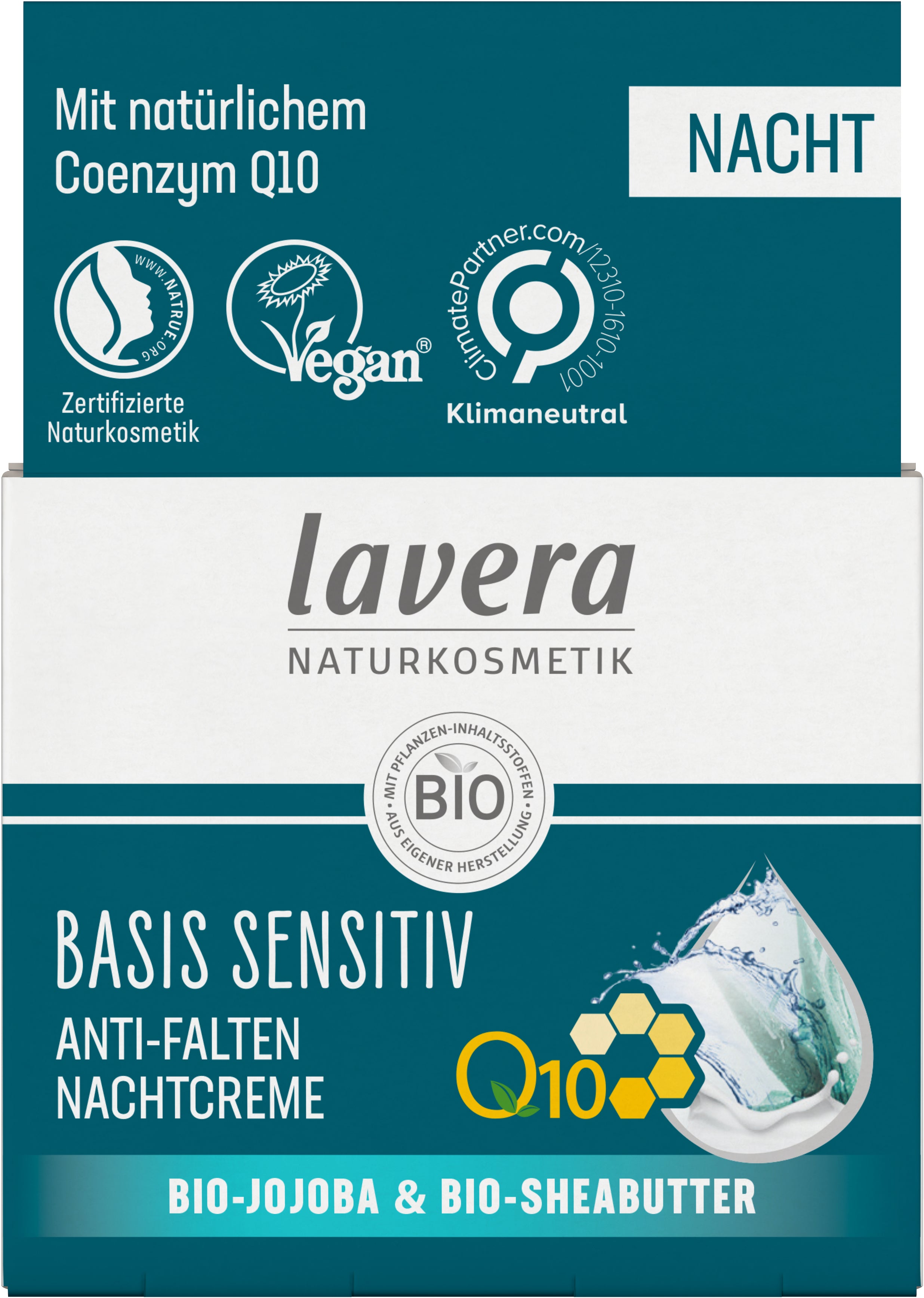 lavera basis sensitiv Anti-Falten Nachtcreme Q10