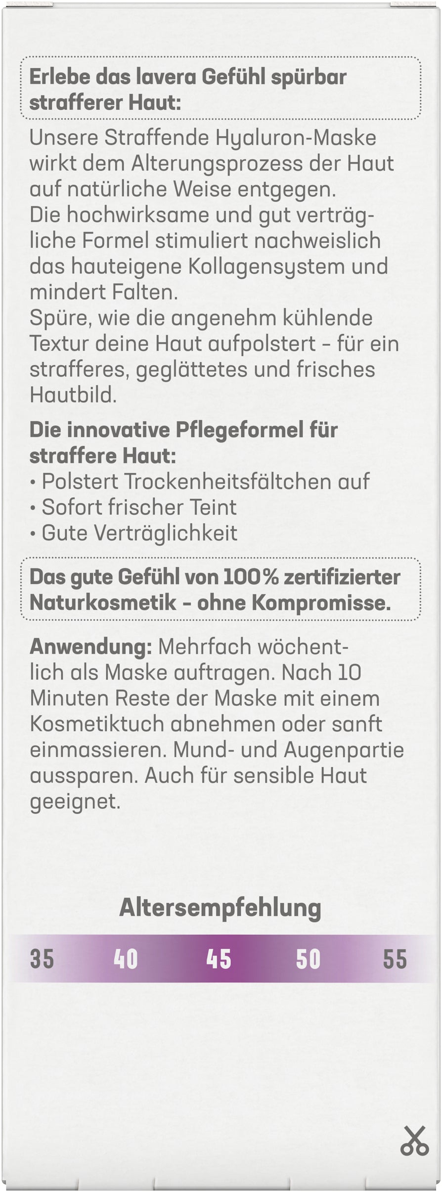 lavera Straffende Hyaluron-Maske