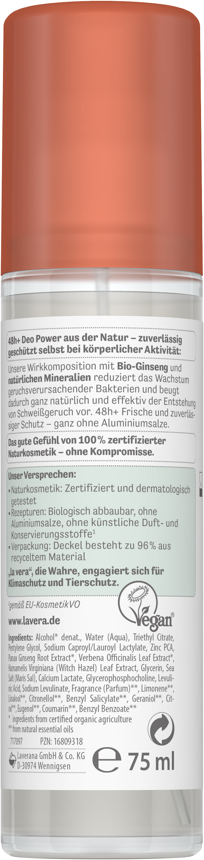 lavera Deo Spray NATURAL & STRONG