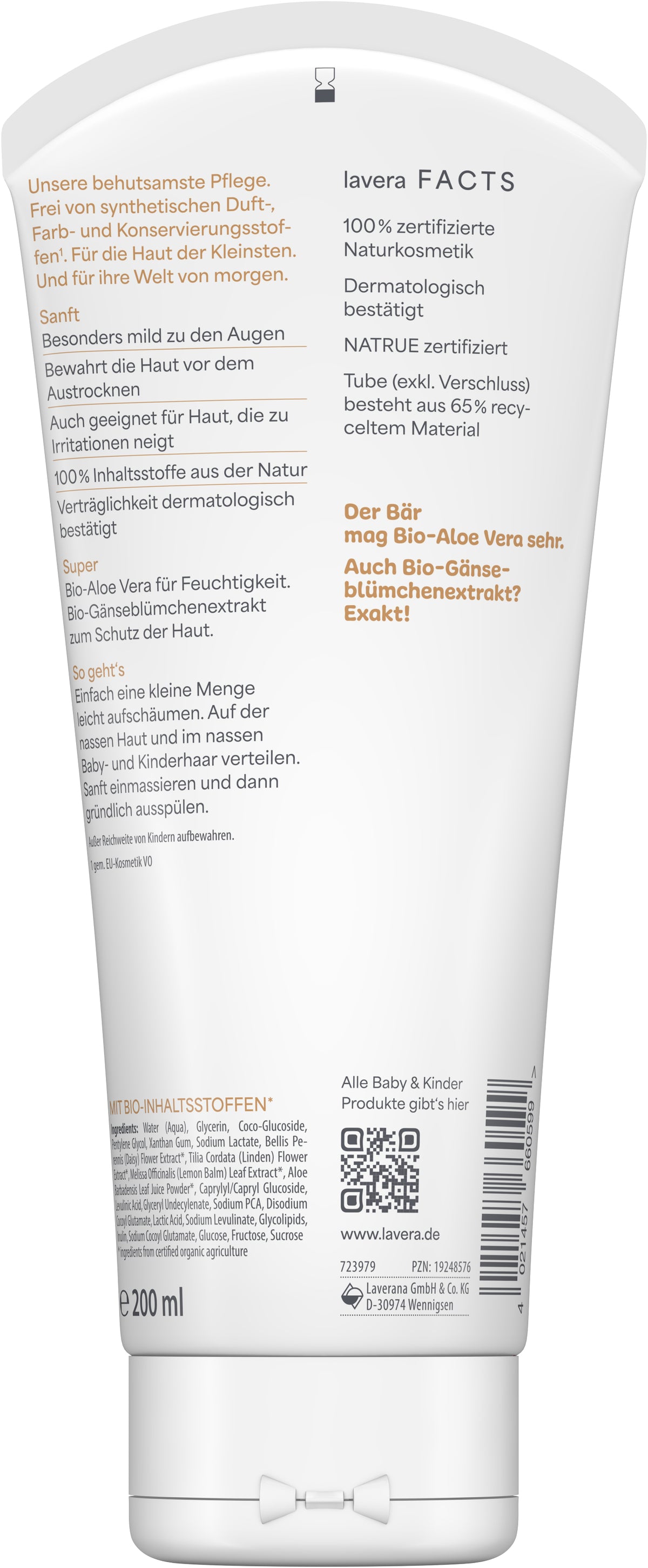 lavera Baby & Kinder Waschlotion & Shampoo