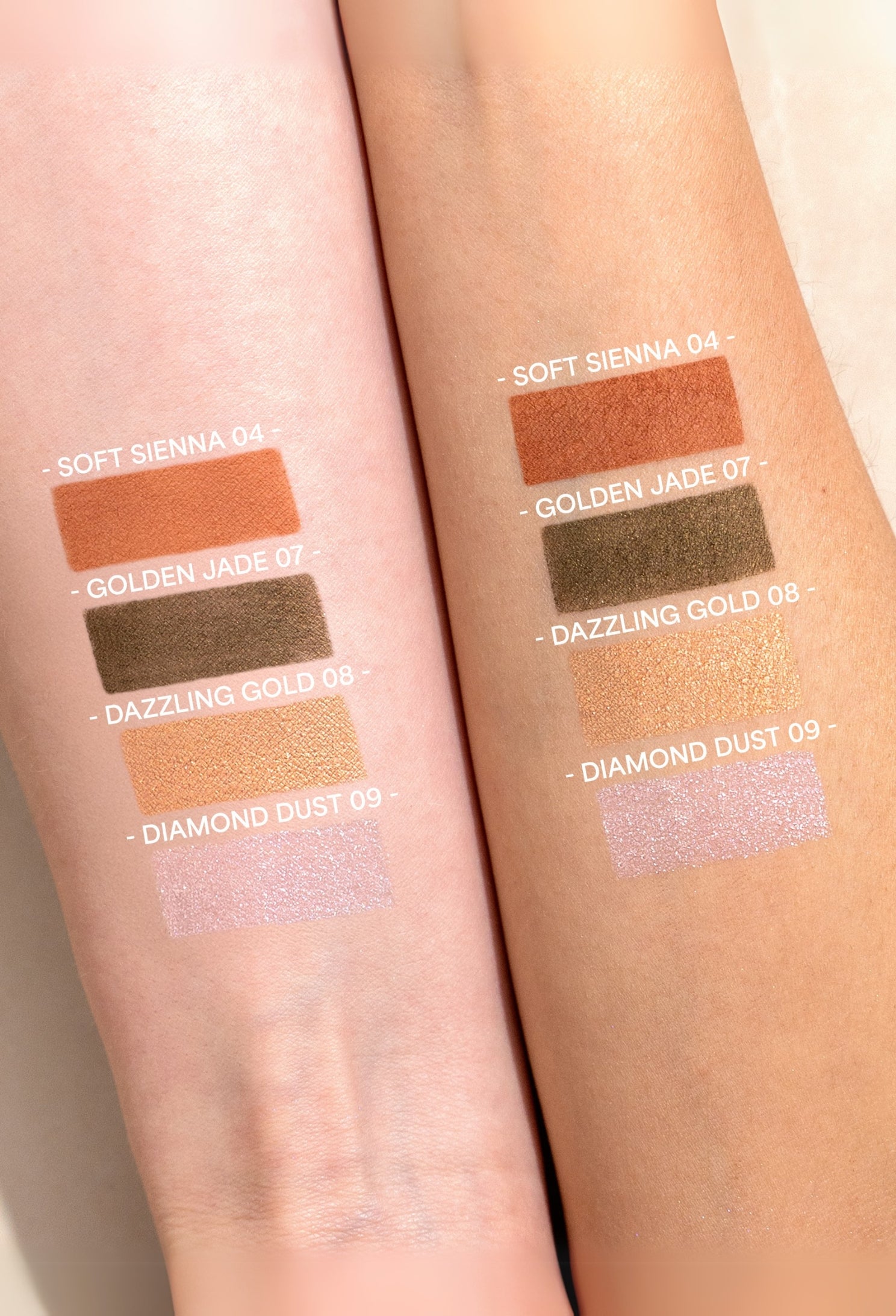 lavera Signature Colour Eyeshadow -Diamond Dust 09- in der Anwendung