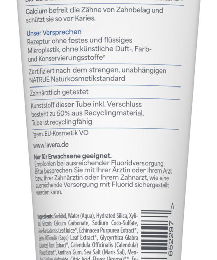 lavera Zahncreme Complete Care Fluoridfrei