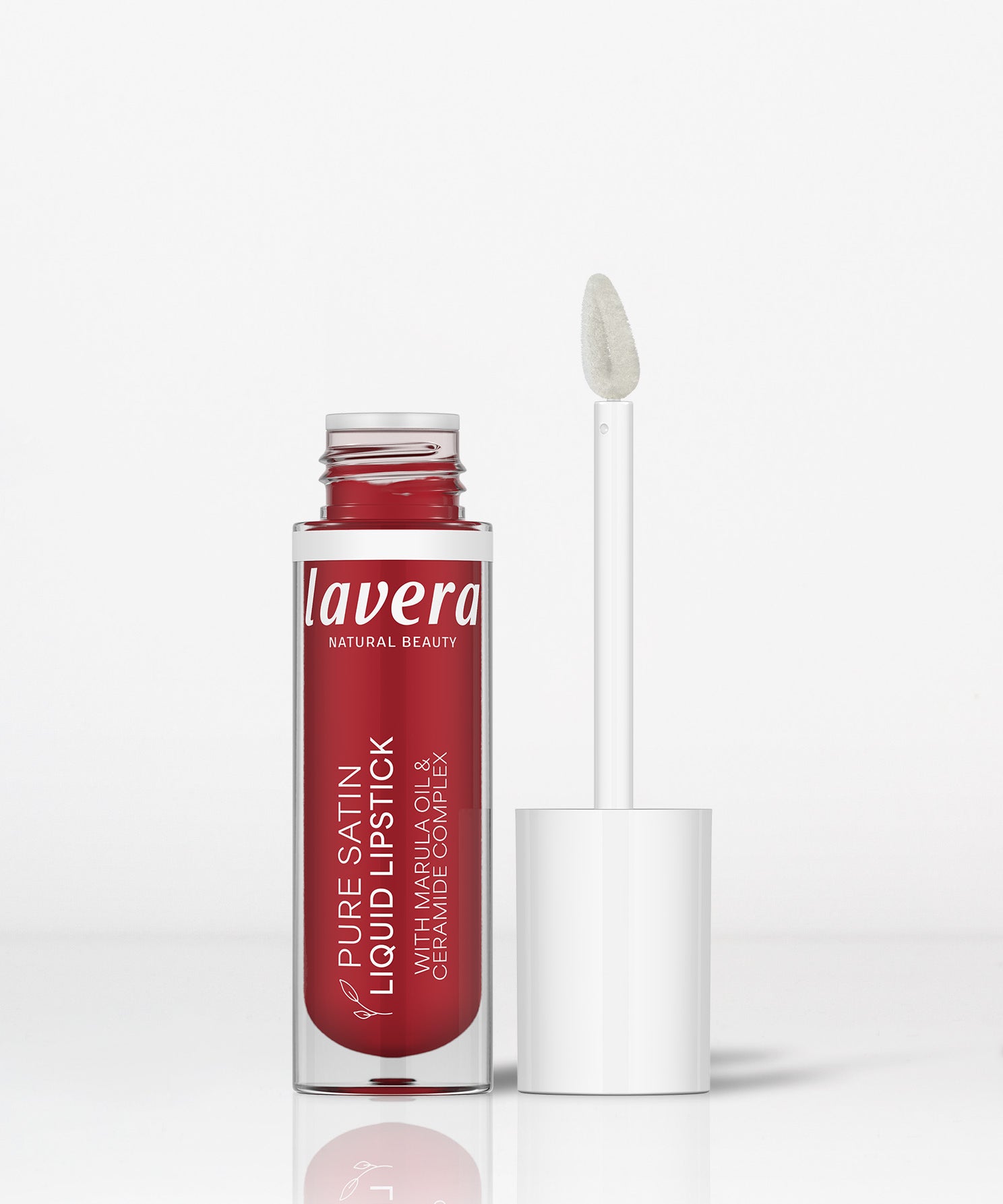 lavera Pure Satin Liquid Lipstick -Poppy Red 01-