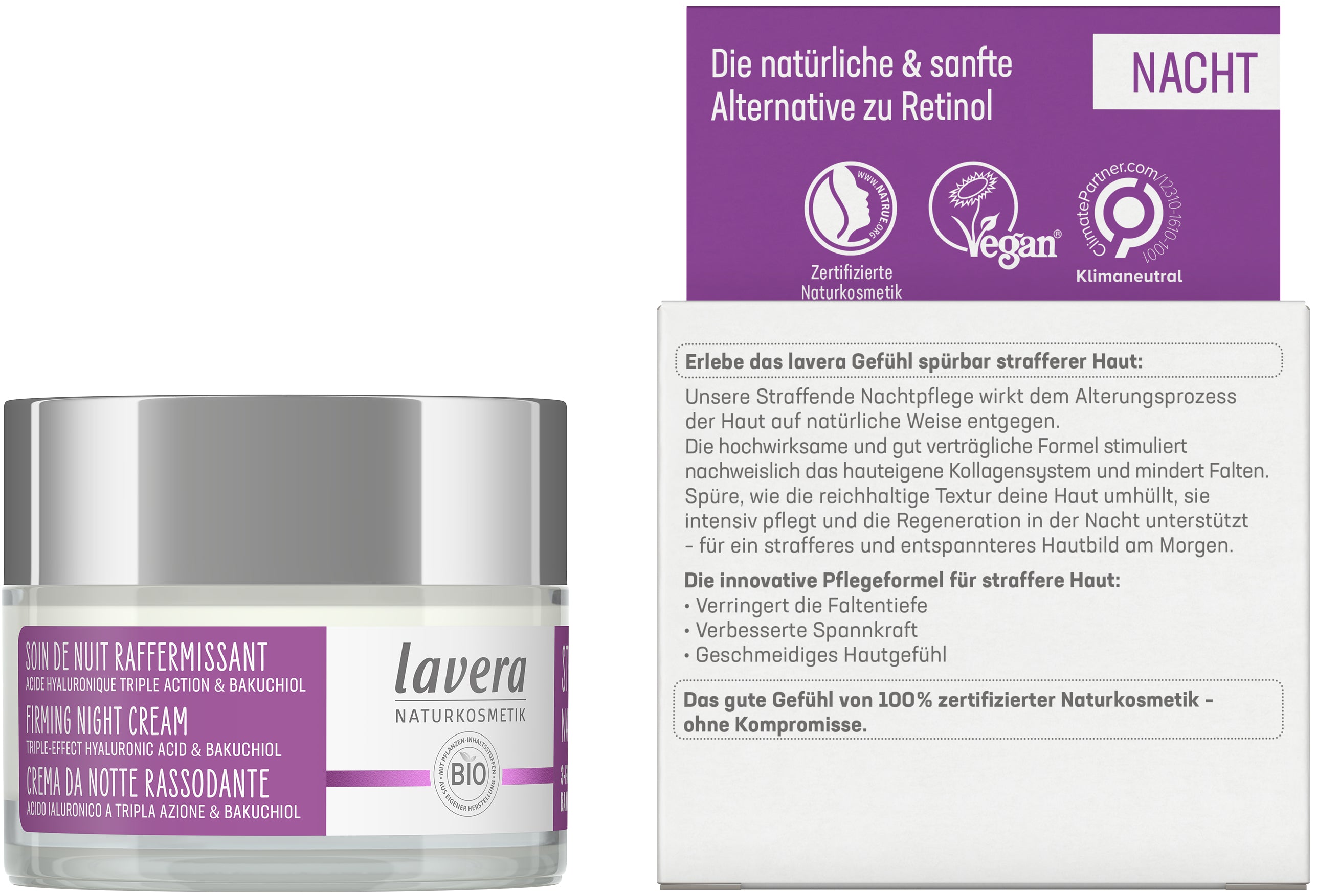 lavera Straffende Nachtpflege