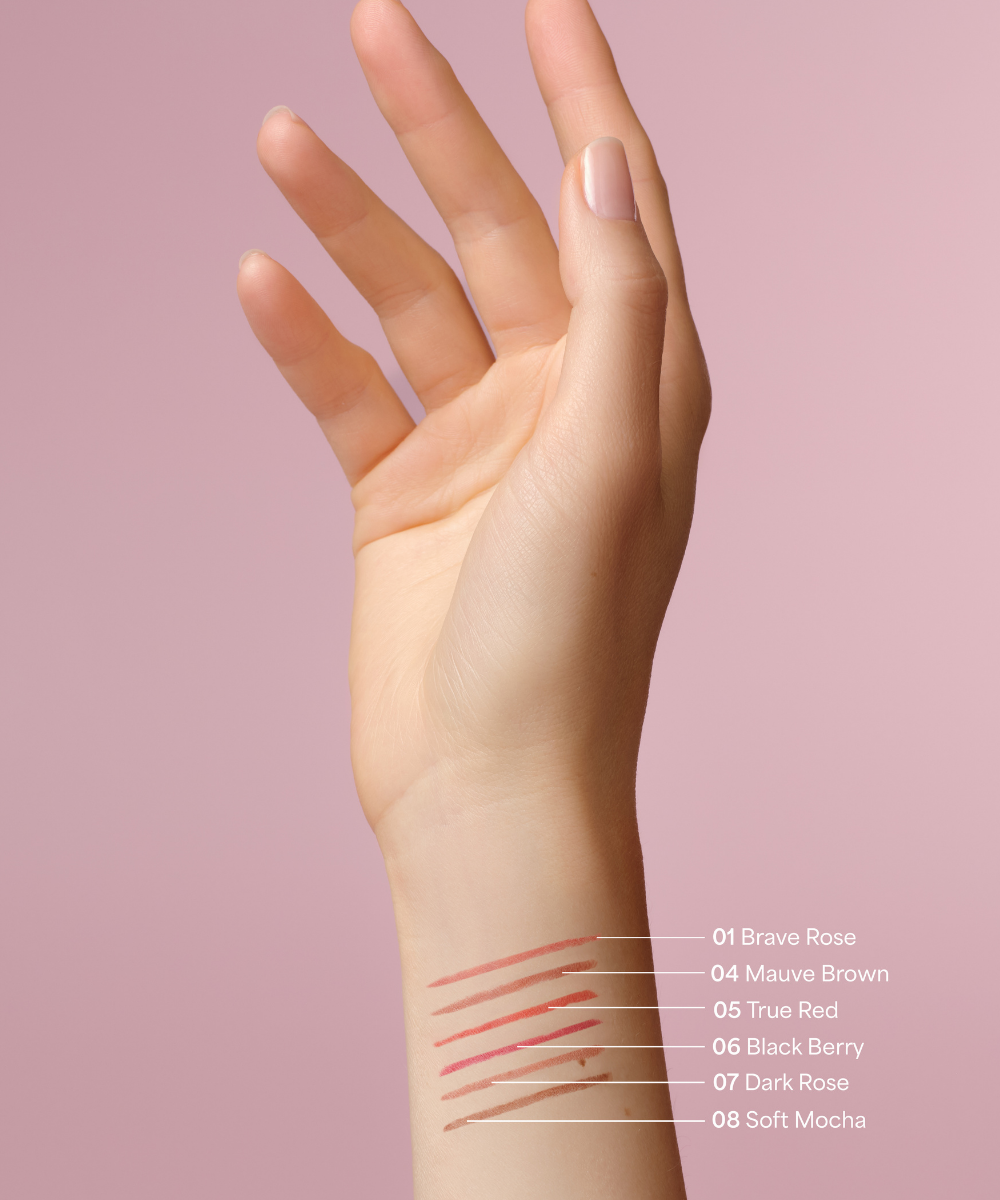 lavera Lip Contour -Dark Rose 07- in der Anwendung