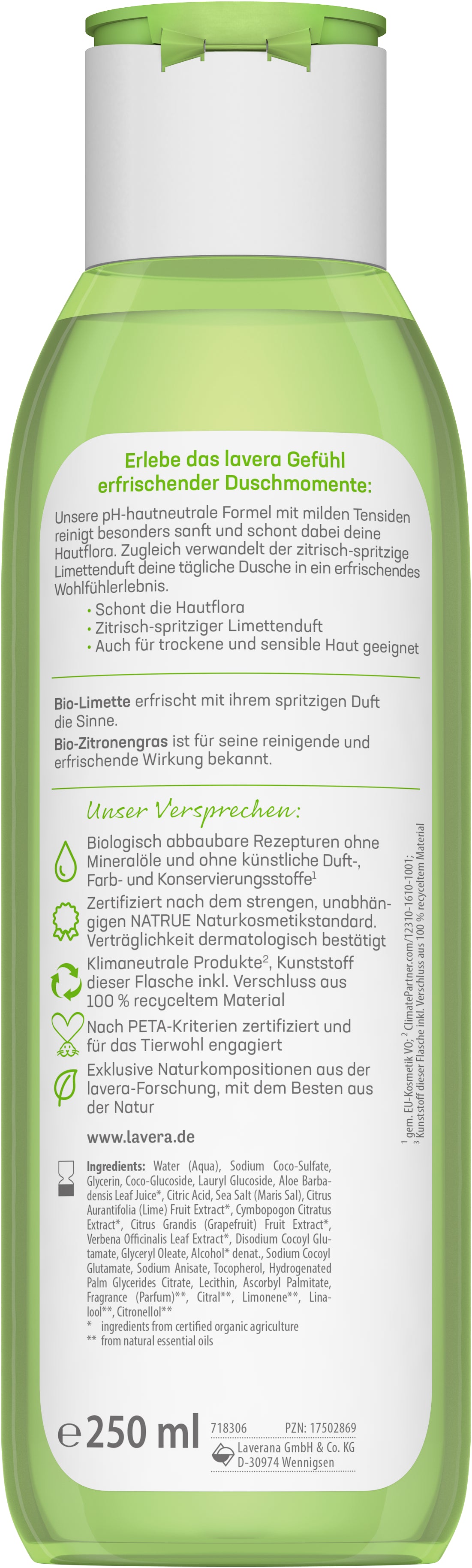 lavera Pflegedusche Erfrischend