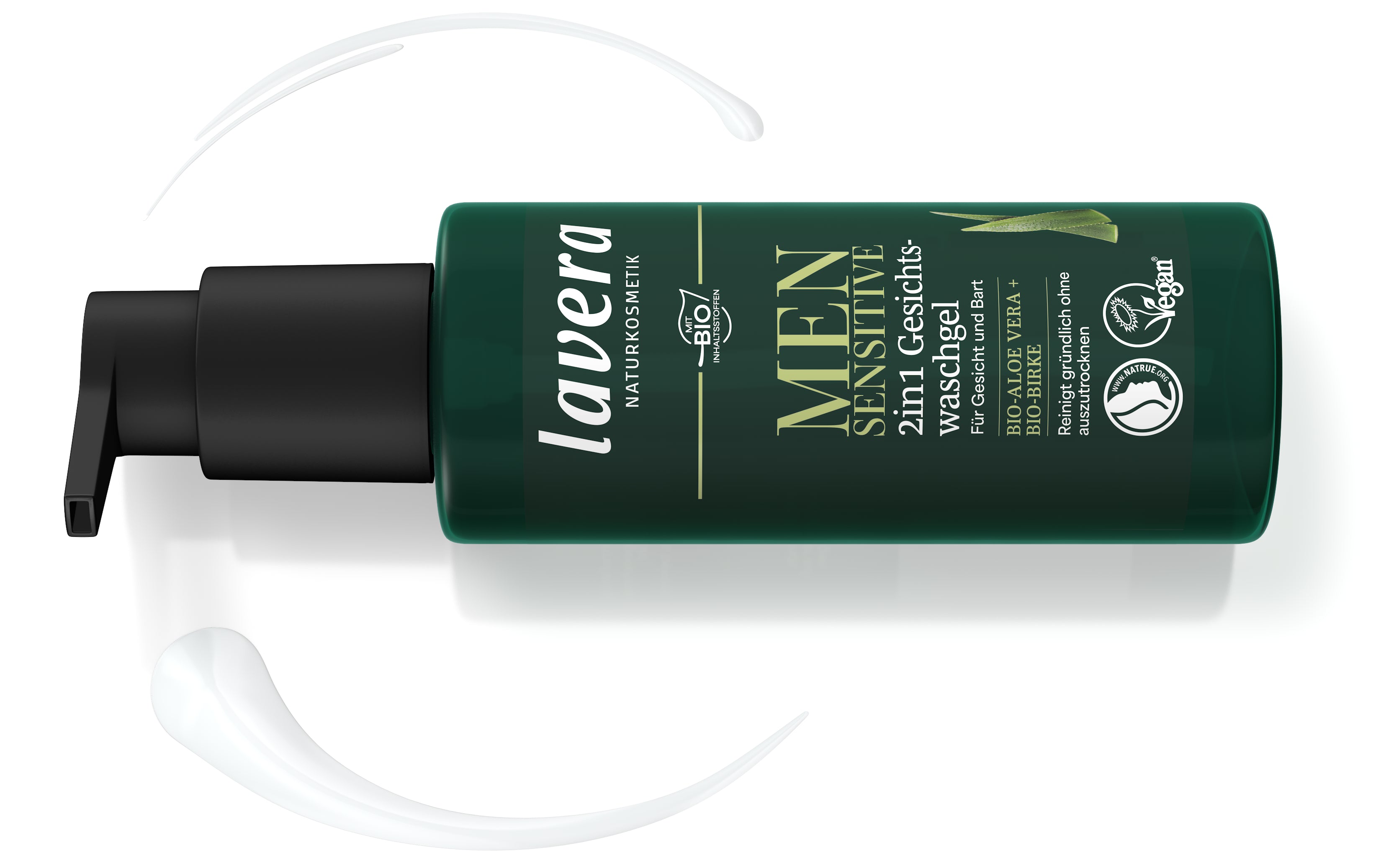 lavera Men sensitive 2in1 Gesichtswaschgel