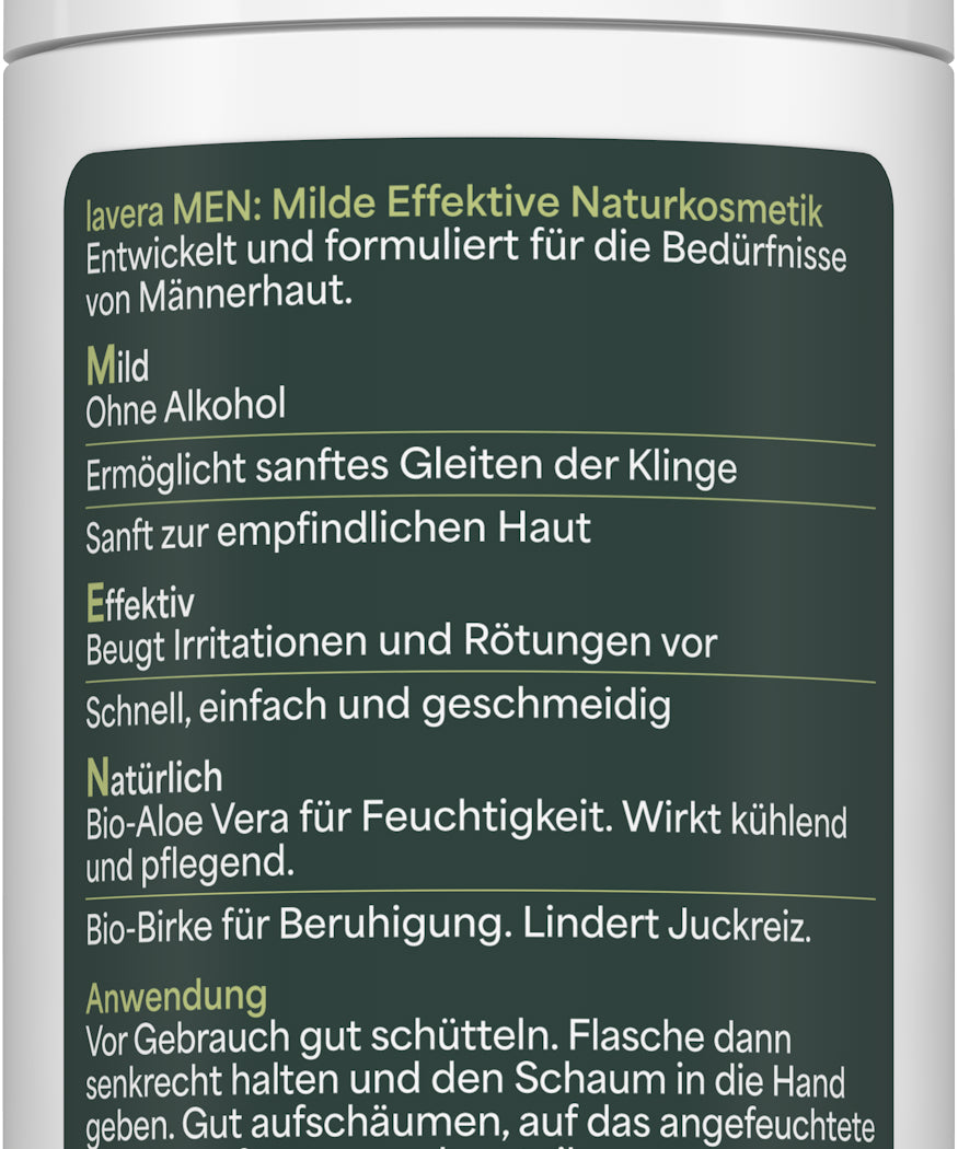 lavera Men sensitive Rasierschaum