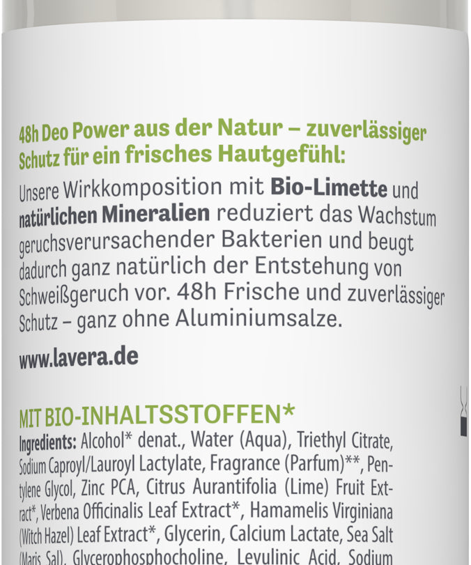 lavera Deo Spray NATURAL & REFRESH