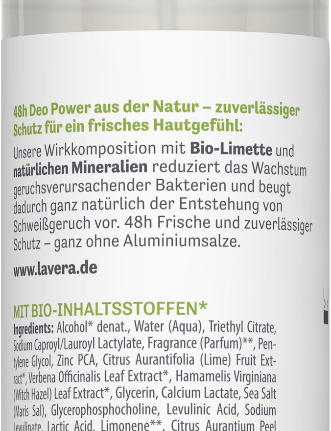 lavera Deo Spray NATURAL & REFRESH
