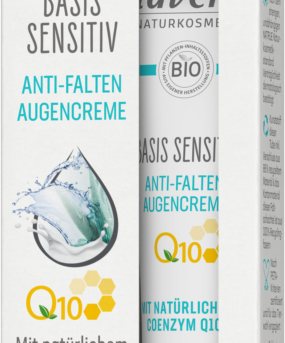 lavera basis sensitiv Anti-Falten Augencreme Q10