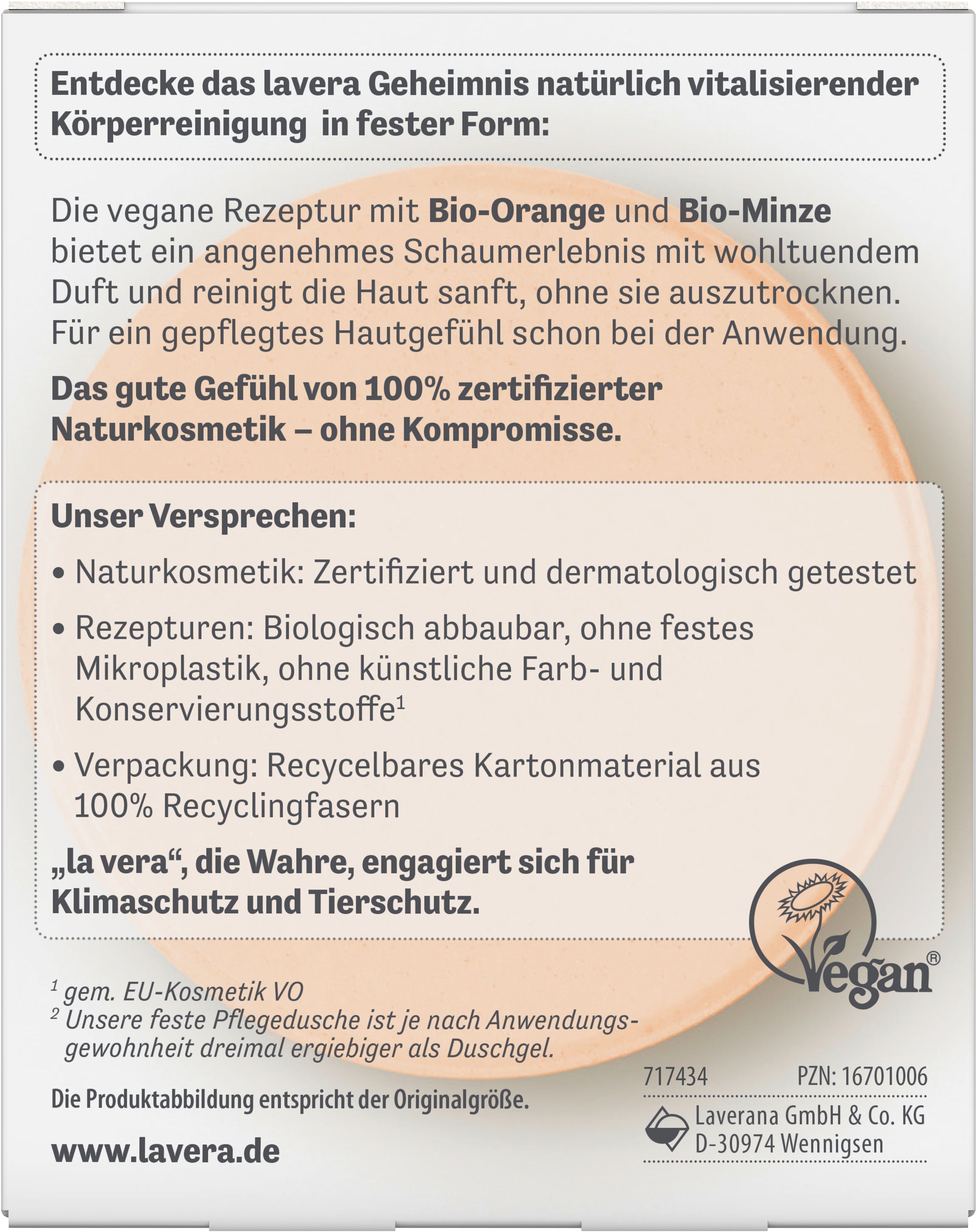 lavera Feste Pflegedusche High Vitality