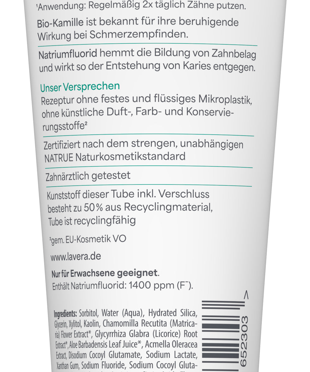 lavera Zahncreme Sensitive & Repair