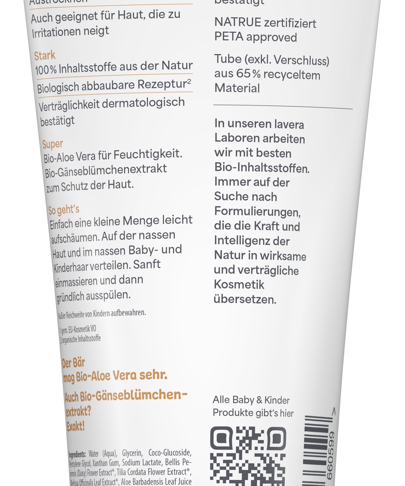 lavera Baby & Kinder Waschlotion & Shampoo