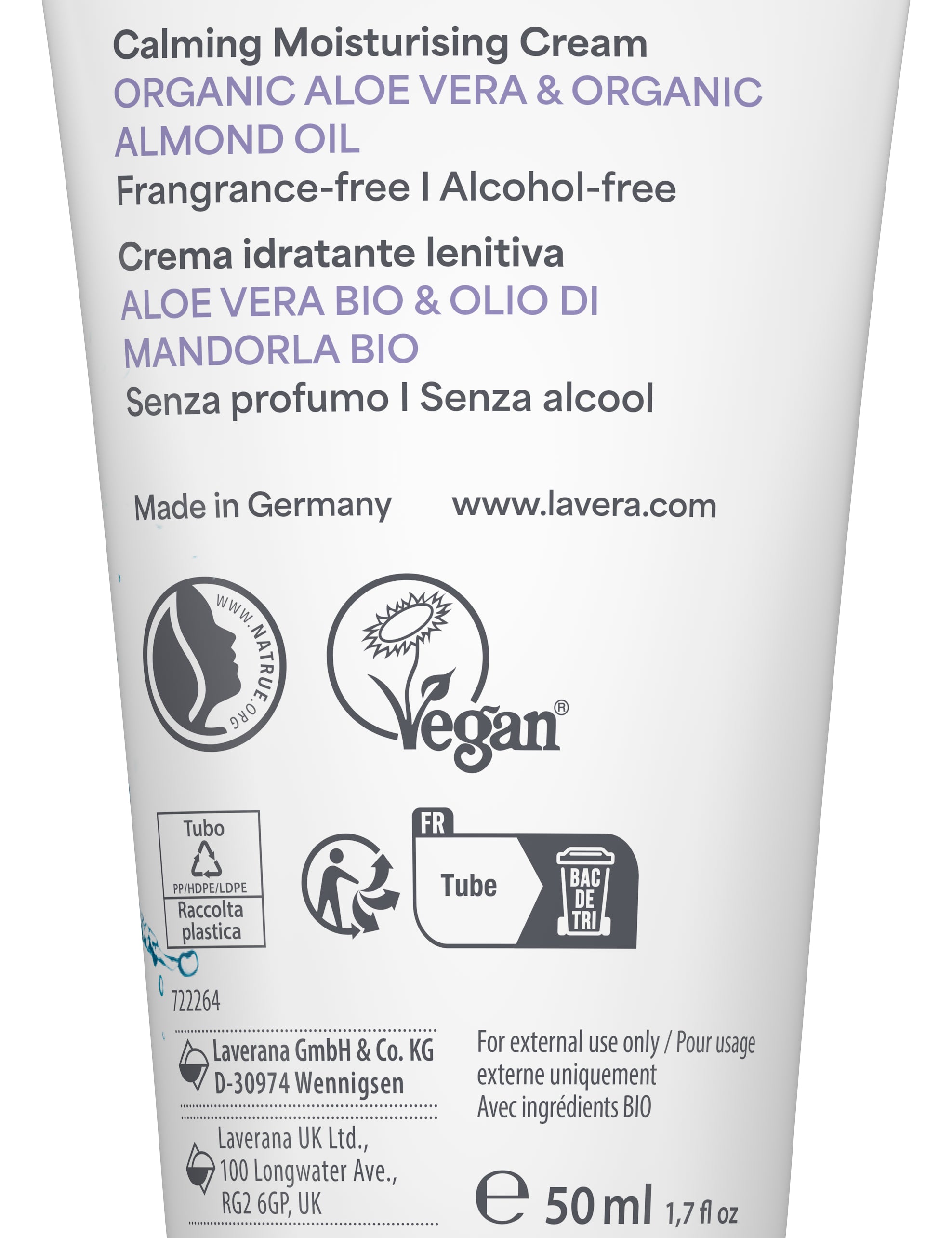 lavera basis sensitive Beruhigende Feuchtigkeitscreme