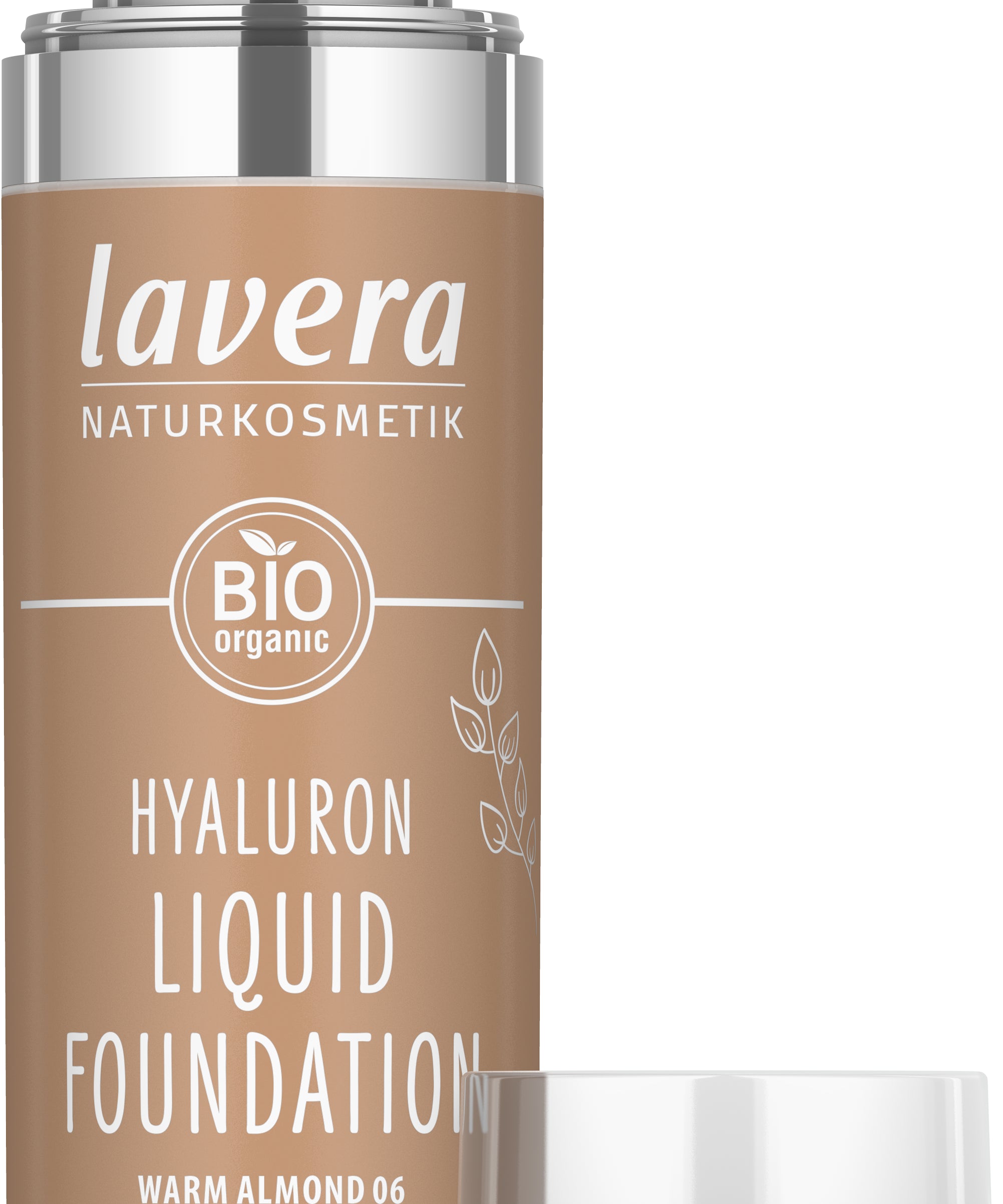 lavera Hyaluron Liquid Foundation -Warm Almond 06-