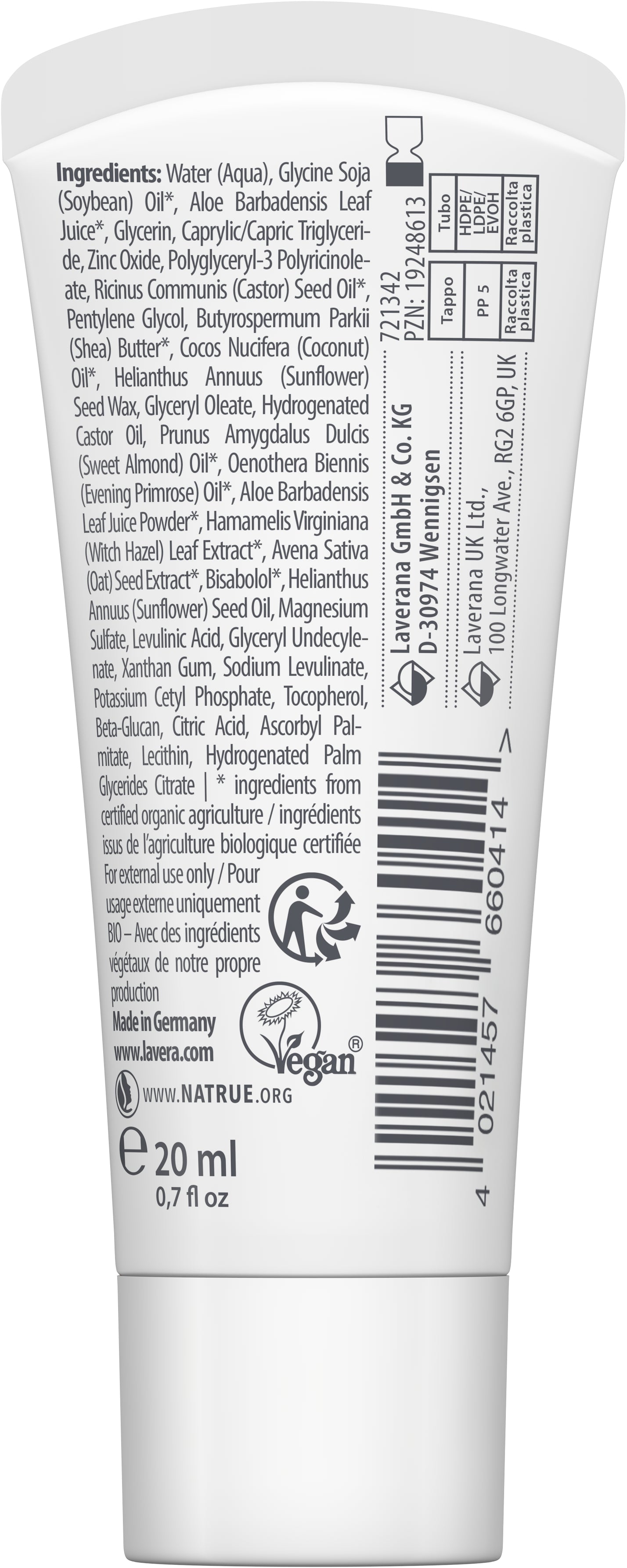 lavera Reisegröße Baby & Kinder Wundschutzcreme