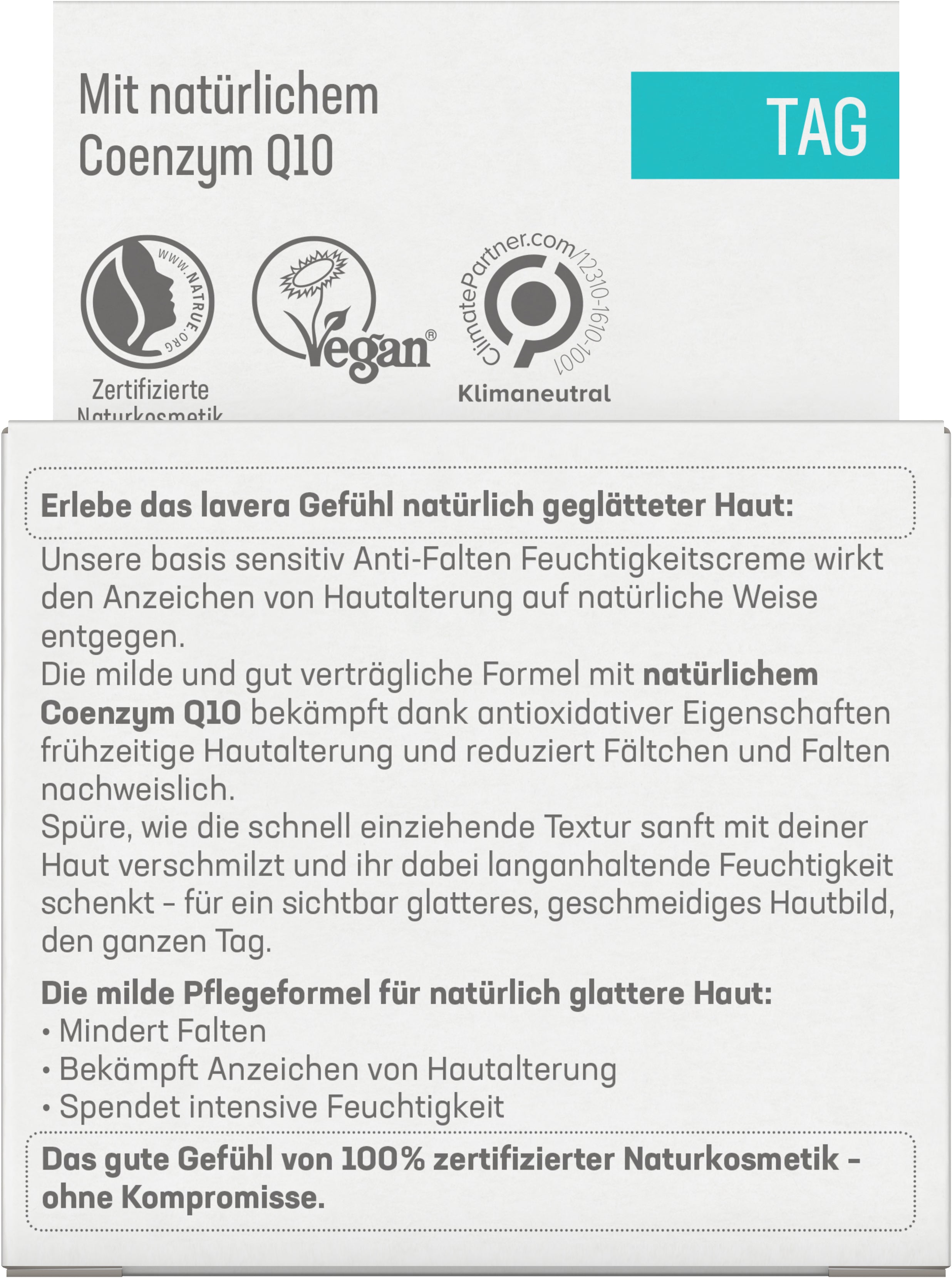 lavera basis sensitiv Anti-Falten Feuchtigkeitscreme Q10