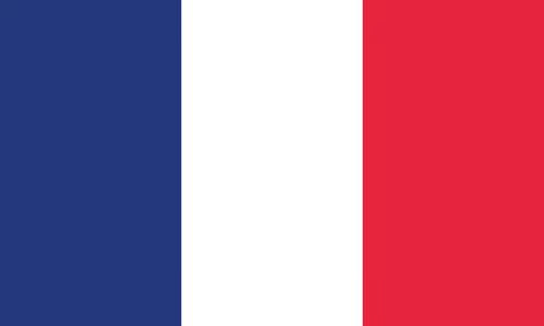 Flagge Frankreich, Länderauswahl