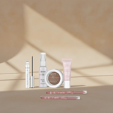 Glow Skin Hydrating Fuid, 2 mal Lip Contour, Set & Glow Spray, Lash Booster Serum, Signature Colour Eyeshadow – Dazzling Gold 08  (AI-generated image)